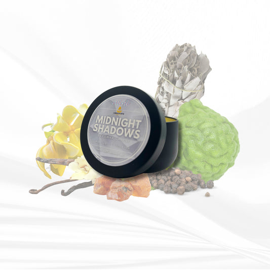 Midnight Shadows | Beeswax Candle Mini