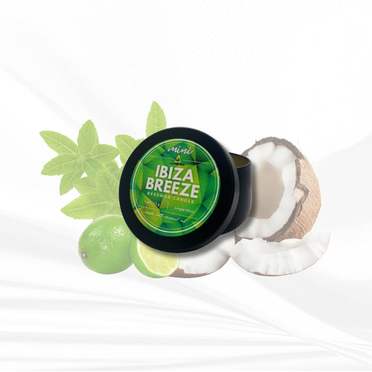 Ibiza Breeze | Beeswax Candle Mini