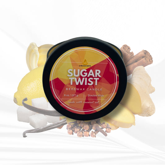 Sugar Twist | Beeswax Candle