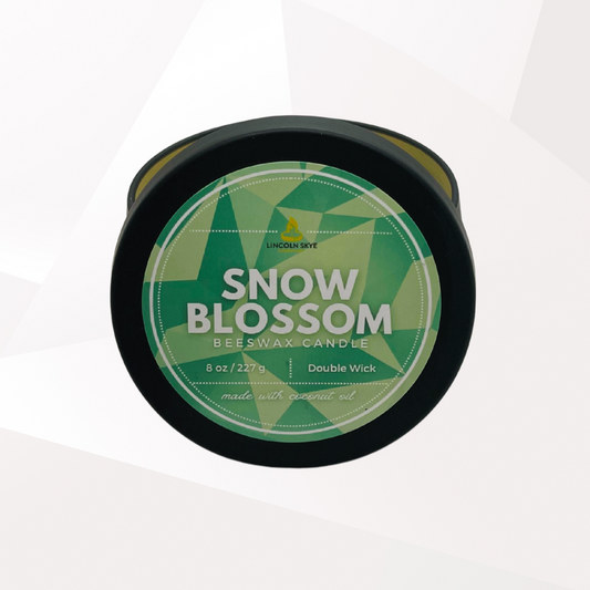 Snow Blossom | Beeswax Candle