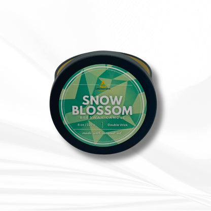 Snow Blossom | Beeswax Candle