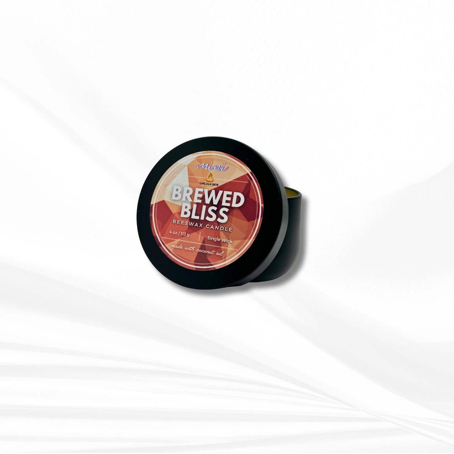 Brewed Bliss | Beeswax Candle Mini